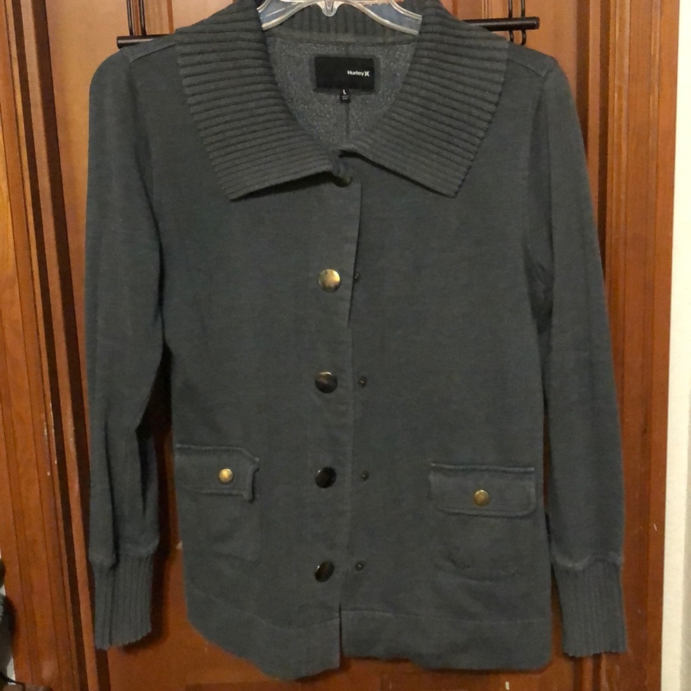 Hurley button up jacket
